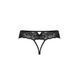 Кружевные стринги с доступом Passion SENIA THONG S/M, black SO5380 фото 6