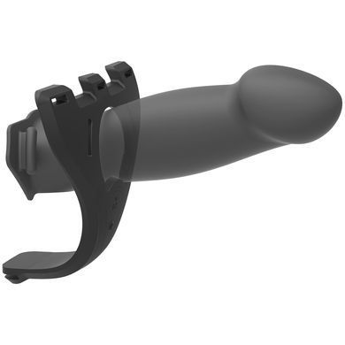 Страпон унісекс Doc Johnson Body Extensions &ndash; Be Risque, вібрація, пульт керування, порожня насадка SO6061 фото