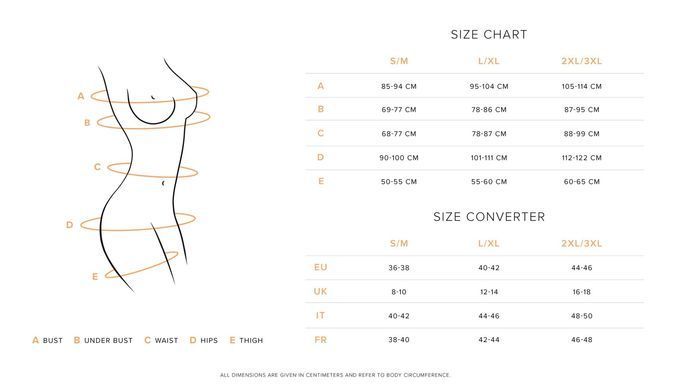 Корсет Obsessive Euridia corset & tanga M/L SX3578 фото