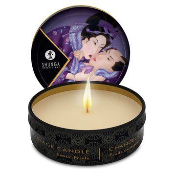 Масажна свічка Shunga Mini Massage Candle &ndash; Exotic Fruits (30 мл) з афродизіаками SO2518 фото
