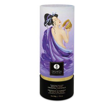 Пінлива сіль для ванни Shunga Dead Sea salt Oriental Crystals &mdash; Exotic Fruits (500 г) SO6895 фото