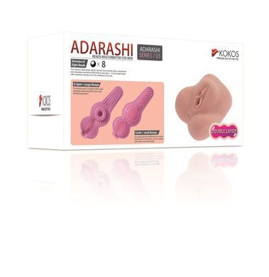 Мастурбатор-вагина двухслойная Kokos Adarashi -3 Double Layer SO1253 фото