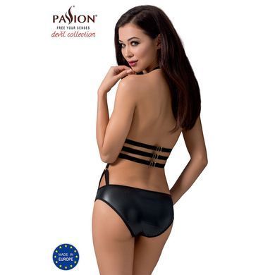 Боди монокини под латекс Passion Exclusive LAMIS BODY L/XL, black PS24801 фото