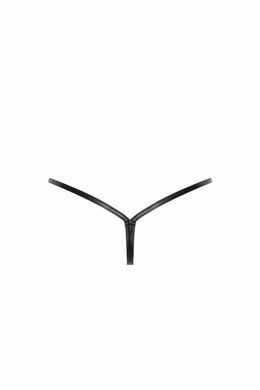 Трусики-стрінги Noir Handmade P012 Wild, M, під латекс, крокодиловий принт, застібки з боків SX0340 фото