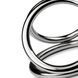 Потрійне ерекційне кільце Sinner Gear Unbendable &ndash; Triad Chamber Metal Cock and Ball Ring &ndash; Large SO4617 фото 4