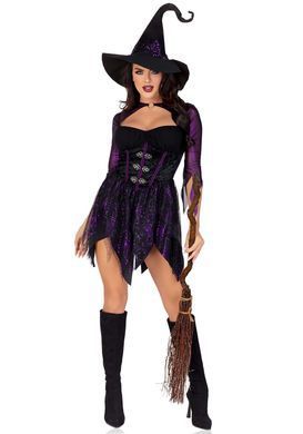 Костюм ведьмы Leg Avenue Mystical Witch S, платье, шляпа SO9184 фото