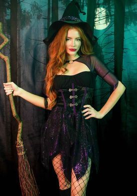 Костюм ведьмы Leg Avenue Mystical Witch S, платье, шляпа SO9184 фото