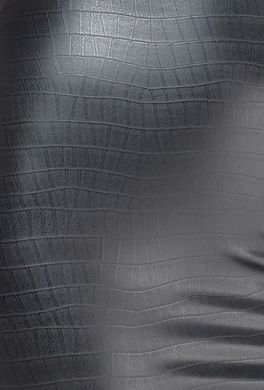 Трусики-стрінги Noir Handmade P012 Wild, 3XL, під латекс, крокодиловий принт, застібки з боків SX0344 фото