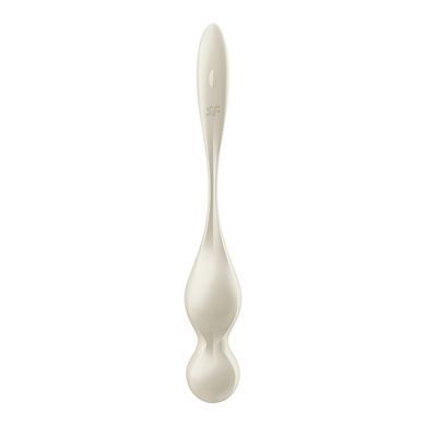 Вагінальні смарт-кульки з вібрацією Satisfyer Love Birds 1 Connect App White, 78 г SX0569 фото