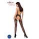 Мереживні колготки-бодістокінги Passion S014 One Size, Black, імітація панчіх та пояса з гартерами PSS014B фото 4
