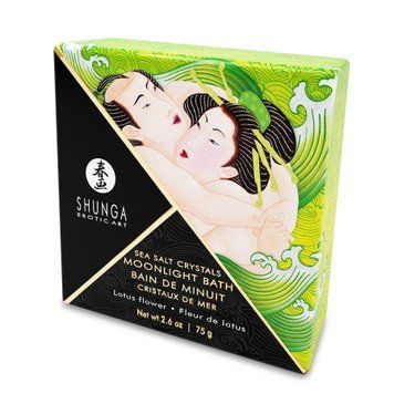 Сіль для ванни Shunga Moonlight Bath &ndash; Lotus Flower (75 г), сіль Мертвого моря, ароматичні олії SO2542 фото