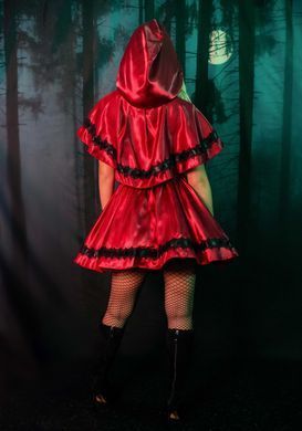 Эротический костюм Красной шапочки Leg Avenue Gothic Red Riding Hood S, платье, накидка SO9122 фото