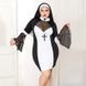 Еротичний костюм черниці JSY &laquo;Грішниця Лола&raquo; Plus Size Black, сукня, хрест, апостольник SO8359 фото 5