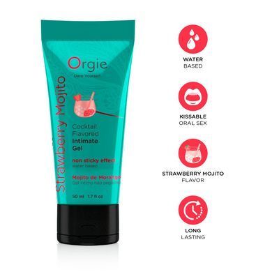 Лубрикант на водной основе Orgie Lube Tube Strawberry Mojito, 50 мл SX1520 фото