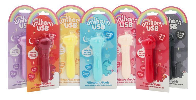 Вібратор-єдиноріжка Unihorn USB Bullet &ndash; Mount'n Peak, віброкуля, USB-зарядка, 10 режимів SX2871 фото