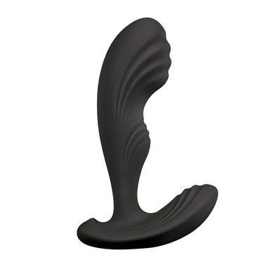 Вібромасажер простати S Pleasures Premium Cozy, чорний, з рельєфною головкою, 10 режимів SX1613 фото