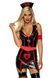 Виниловый костюм медсестры Leg Avenue Vinyl Naughty Nurse S, платье, фартук, повязки SO7927 фото 1