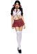 Костюм школьницы Leg Avenue Miss Prep School S/M, топ, юбка, галстук, бантики SO7997 фото 2