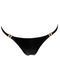 Трусики с мокрым эффектом Noir Handmade P008 Powerwetlook panty with gold clasp, M, на застежках SX0172 фото 4